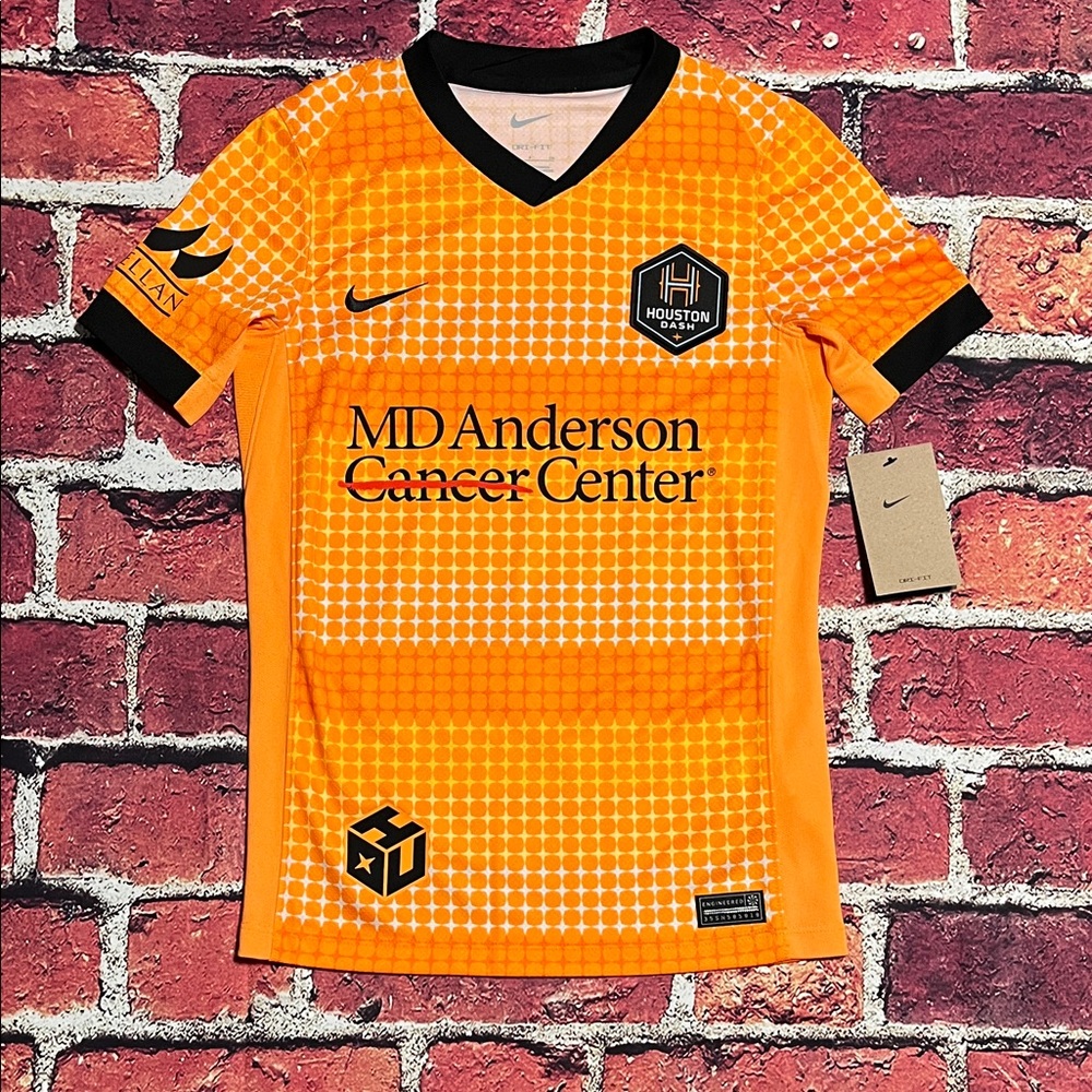 Nike Kids Vibrant Orange Soccer Jersey